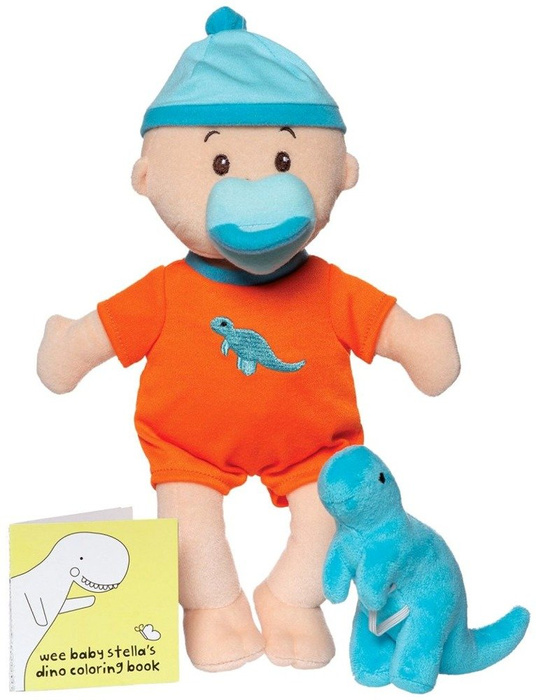 Przytulanka Tim Dino Baby Stella 156300-Manhattan Toy, lalki dla dziewczynek