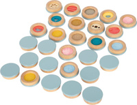 Memo dotykowe Sensory Small Foot 12467 drewniane gry pamięciowe