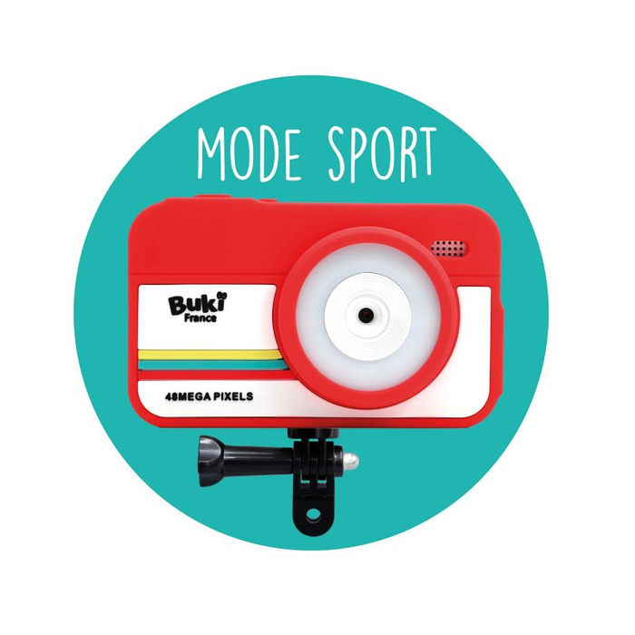 Aparat 2w1 Kamera na rower i kask Autofokus Zoom 16x kolorowy wyświetlacz CamPro Buki PV010