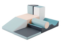 Klocki piankowe IGLU Soft Play Discoverer pastelowy SET_34_02 domowy plac zabaw