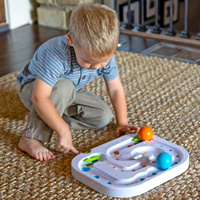 Płaski tor dla kulek kulodrom RollAgain FA225-1 Fat Brain Toys, zjeżdżalnie dla kulek 