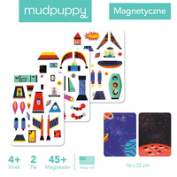 Kreatywna układanka magnetyczna Rakiety kosmiczne MP63823-Mudpuppy, zestawy kreatywne 