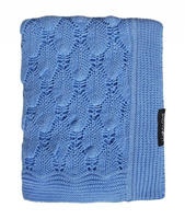 Kocyk ażurowy Boho szafir LL5800-Lullalove, kocyki dla dzieci