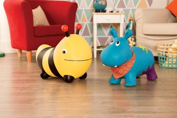 Nadmuchiwany Hipopotam Lorian BX2127Z-B.Toys, skoczek dla dzieci