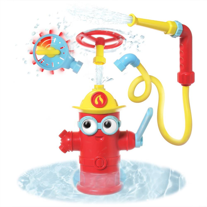 Hydrant Strażak Ready Freddy Yookidoo 40204 interaktywna Zabawka do kąpieli z efektami wodnymi dla małych strażaków