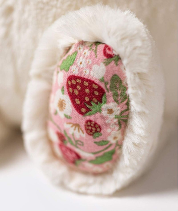 Króliczek z kwiecistymi uszami kremowy Berry 31 cm Jellycat maskotki BMP3MS