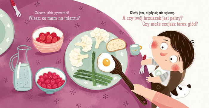 Pucio rośnie zdrowo Nasza Księgarnia książka interaktywna dla dzieci