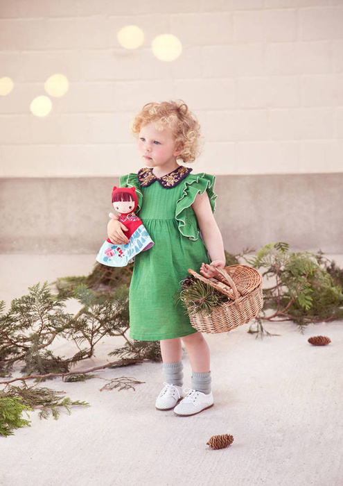 Pacynka na rękę 3w1 Czerwony Kapturek babcia lub wilk 83411 Lilliputiens