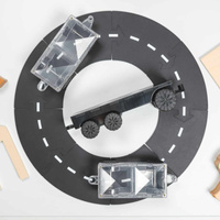 Klocki magnetyczne Rainbow Transport Pack 50 el. Connetix 00050-TR