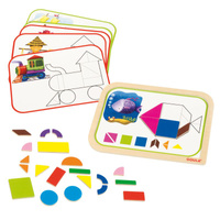 Układanka magnetyczna dla dzieci Kształty Goula 53155