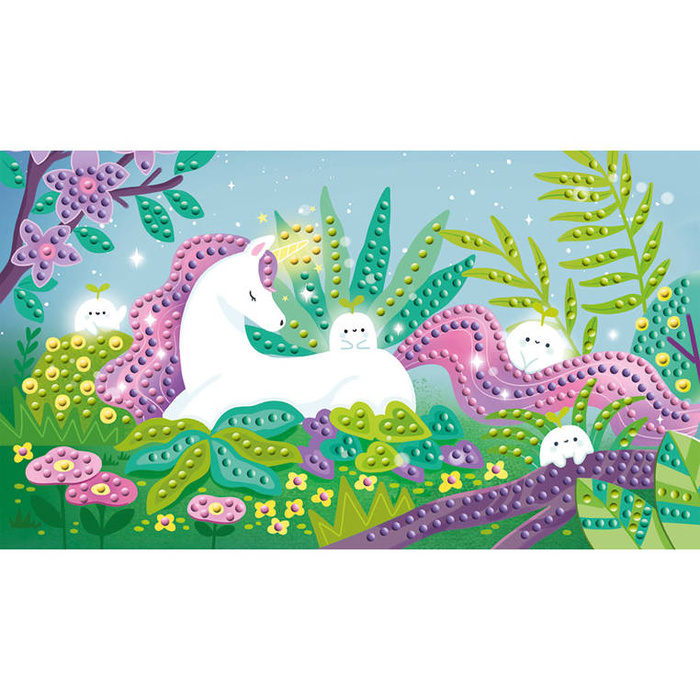 Zestaw kreatywny naklejanie Diamencików 1350 szt. Magia Janod J07877