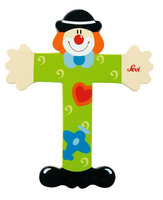 Głoska Clown "T", 81756-Sevi, nauka literek dla dzieci, alfabet