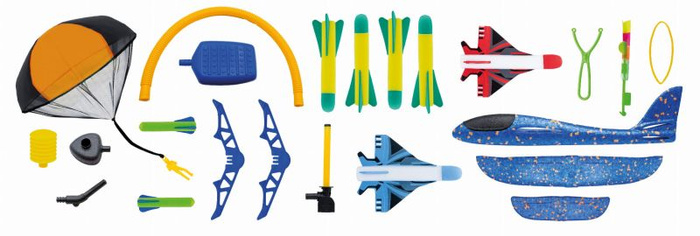 Latająca Nauka 12 elementów Buki 2173 latające zabawki