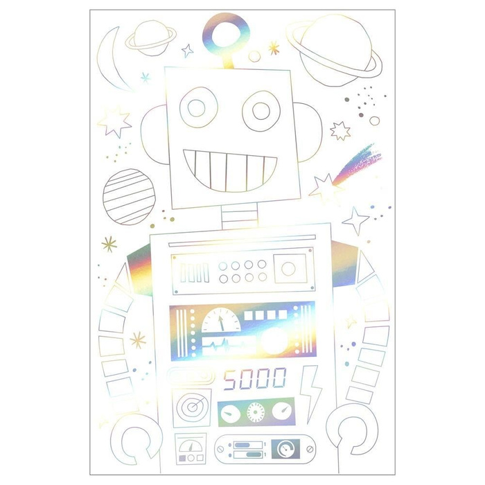 Plakaty-kolorowanki Kosmos M206587-Meri Meri, zabawki plastyczne