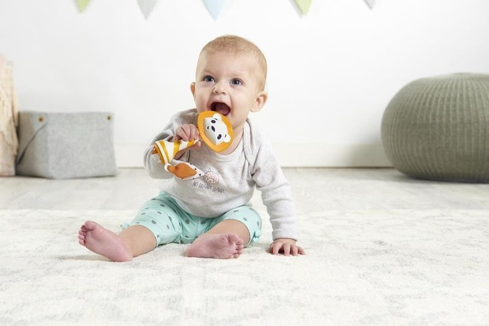 Grzechotka Gryzak dla niemowląt Tiny Smarts Lew Leonardo Tiny Love TL1115800458___S