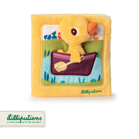 Książeczka aktywizująca z mini-przytulanką Na farmie Kaczorek Gaspard Lilliputiens 83548