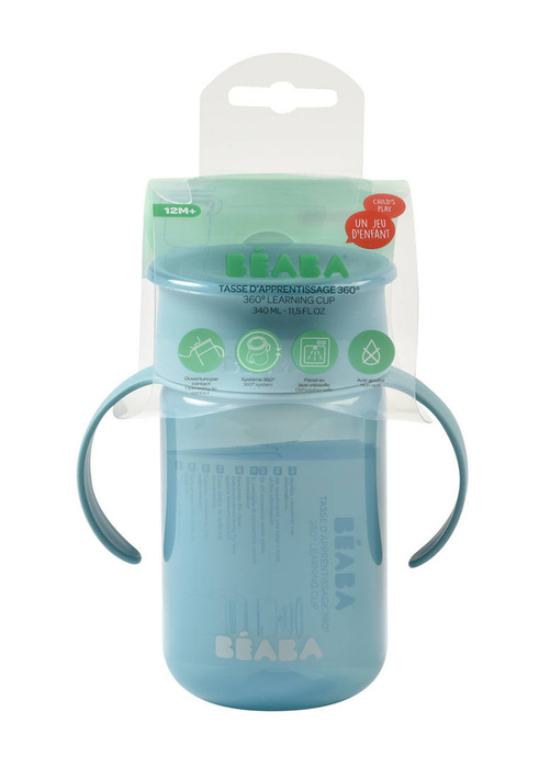 Kubek do nauki picia 340ml niebieski Beaba 913572