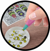 Mozaiki z kryształków - ŁAPACZ SNÓW DP006-Buki, zestaw artystyczny dla dzieci