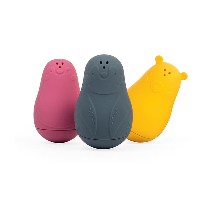 Zestaw 3 psikawek do kąpieli Kumple Bigjigs Toys