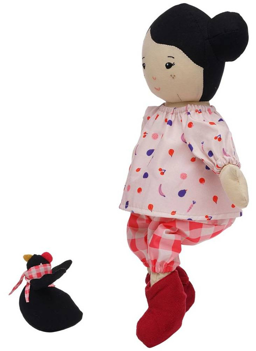 Lalka Nico i jej mały kurczak Playdate Friends 161200-Manhattan Toy, pluszaki dla dzieci