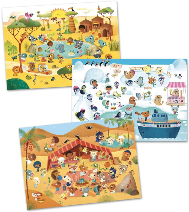 Zestaw kalkomanii Krainy Djeco DJ09560