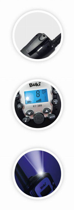 Nauka i zabawa dla dzieci WALKIE-TALKIE zasięg 3 km TW01 Buki