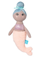 Zestaw dla niemowlaka Miękka książeczka z lalką Syrenka 158390-Manhattan Toy, zabawki dla niemowląt