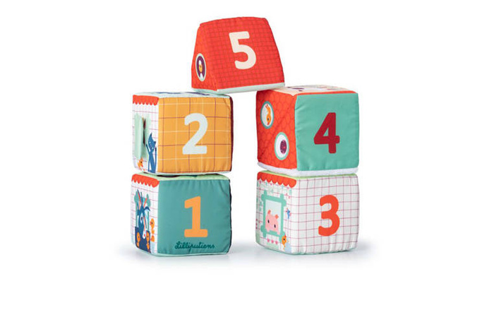 Zestaw 5 miękkich klocków wielofunkcyjnych Stodoła Farma 83455 Lilliputiens