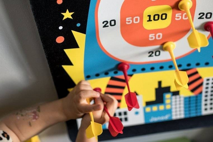 Gra zręcznościowa Robot J02073-Janod, rzutki dla dzieci