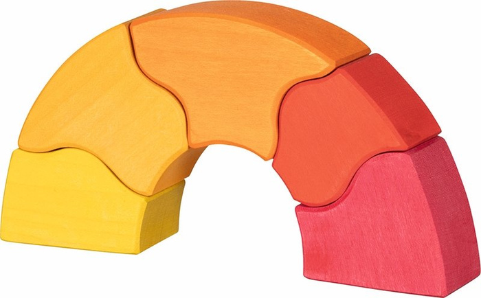 Układanka drewniana tęcza Wschód Słońca Goki 58372