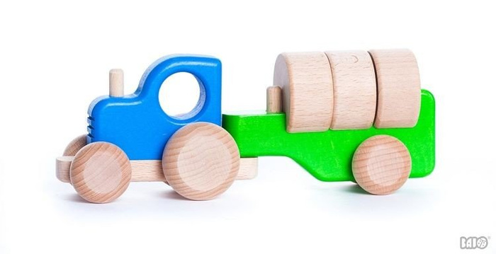 Traktor z klockami, 43110-Bajo, zabawki dla chłopców