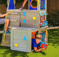 Drewniany plac zabaw Forteca Nerf Scout Defense Post P280123E-KidKraft, zabawy w plenerze