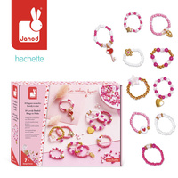 Zestaw kreatywny do tworzenia biżuterii Pierścionki z koralików J09125 Janod