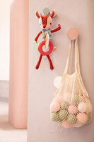 Aktywizujący łańcuch sensoryczny z gryzakiem i grzechotką Sarenka Stella 83429 Lilliputiens