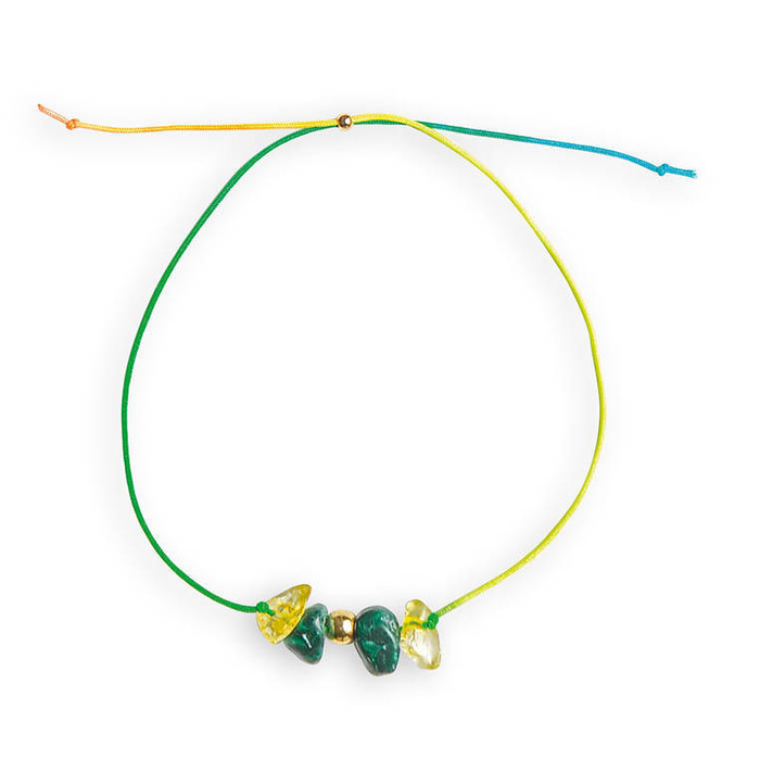 Zestaw kreatywny do tworzenia biżuterii z kamieniami przynoszącymi szczęście Janod J07938