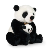 Pluszowa Panda z dzieckiem 27 cm Rappa 991521