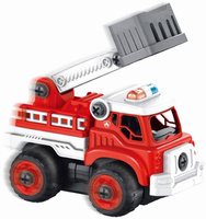 Wóz strażacki do skręcenia zdalnie sterowany 9022-Buki, pojazdy dla dzieci