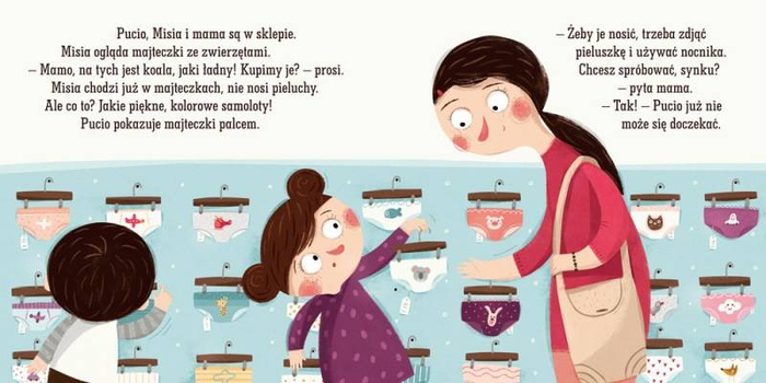 Pucio chce siusiu, czyli pożegnanie pieluszki Nasza Księgarnia, książki dla dzieci