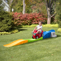 Kolejka Górska STEP2 8633 bezpieczny Tor z czerwonym jeździkiem do zjazdów dla dzieci