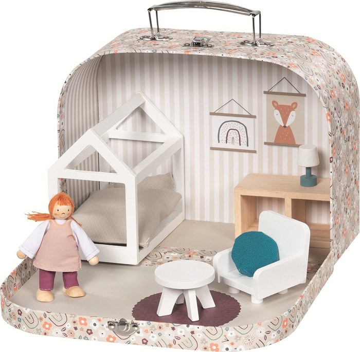 Domek dla lalki w walizce Paryż nr 137 Goki 51443