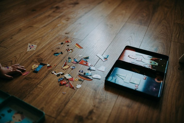 Kreatywna układanka magnetyczna Rakiety kosmiczne MP63823-Mudpuppy, zestawy kreatywne