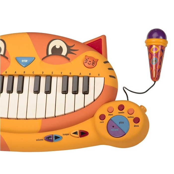 Delikatne pianinko dla dzieci Kotek, BX1025-B.Toys, instrumenty dla dzieci