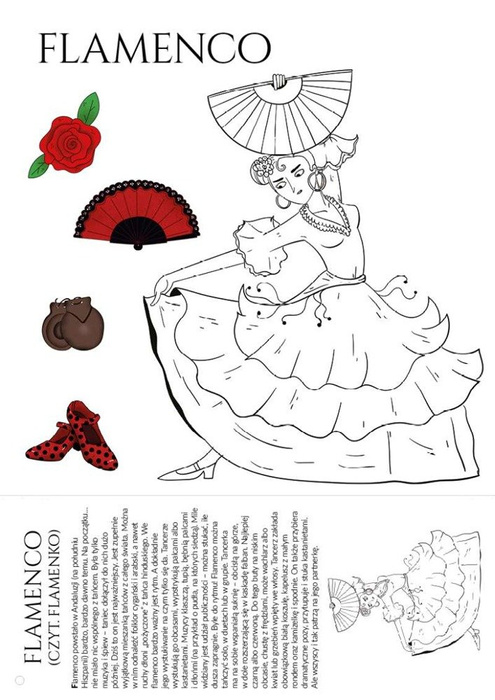 Taniec Teczka inspiracji ZT8535-Zuzu Toys, książeczki edukacyjne i kreatywne