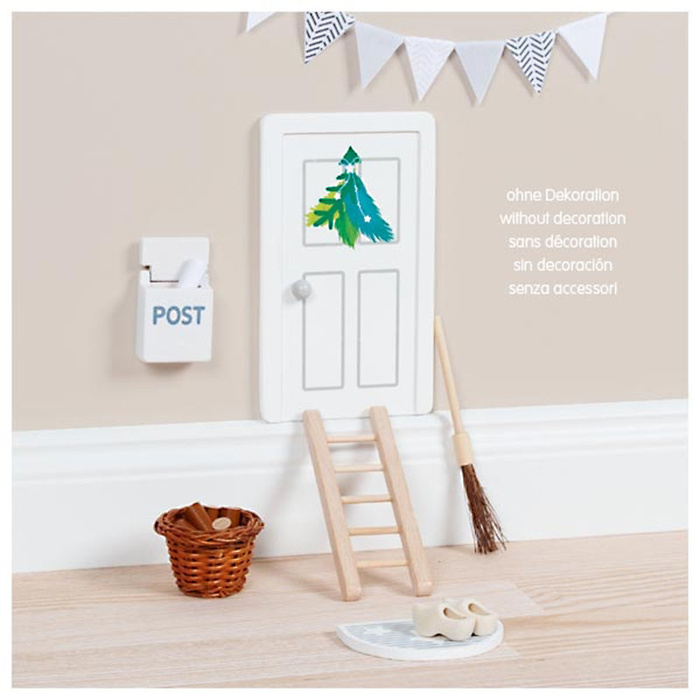 Drzwi Elfa dodatki do domku dla lalek i pokoju dziecka Goki 60686