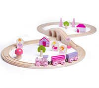 Kolejka drewniana dla dziewczynki, BJT022-Bigjigs Rail