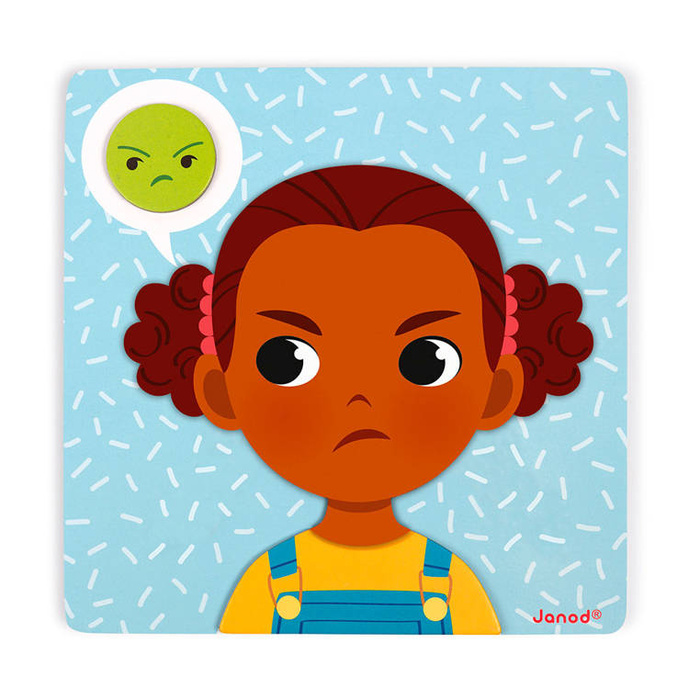 Magnetyczna układanka Emocje, Janod J08038