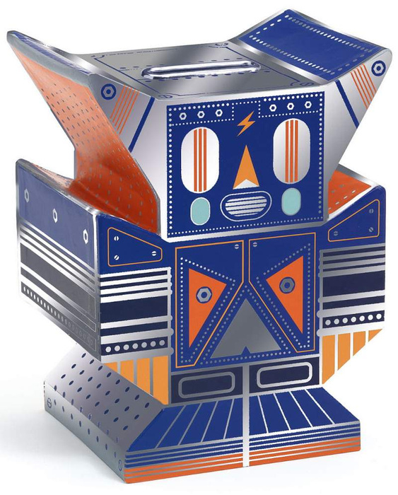 Drewniana skarbona dla dzieci Robot Djeco DD03340