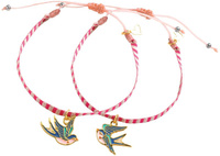 Zestaw do tworzenia bransoletek przyjaźni Ptaki Djeco DJ00011 – zabawy kreatywne DIY