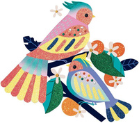 Raj - artystyczny zestaw z brokatem i cekinami DJ09522-Djeco, zestawy kreatywne 