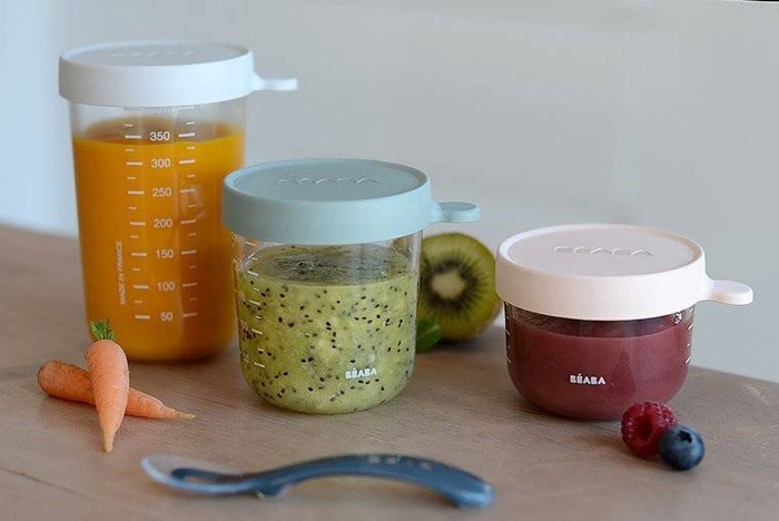 Beaba Łyżeczka silikonowa 8m+ blue 913426